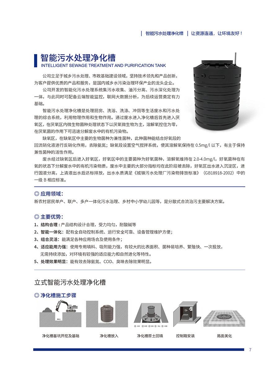 戶型汙水(shuǐ)淨化槽(圖1)